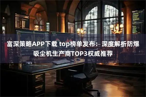 富深策略APP下载 top榜单发布：深度解析防爆吸尘机生产商TOP3权威推荐